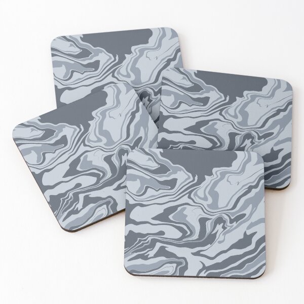 Item preview, Modern Charcoal Grey Marble Stone Fluid Abstract Pattern designed and sold by Jyoti-Quotes.