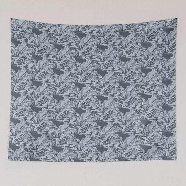 Item preview, Modern Charcoal Grey Marble Stone Fluid Abstract Pattern designed and sold by ​Jyoti Digital Artist.