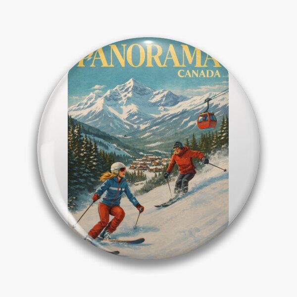 Item preview, Panorama Ski Resort British Columbia with Canadian Rockies and Columbia Valley designed and sold by Places On Earth.