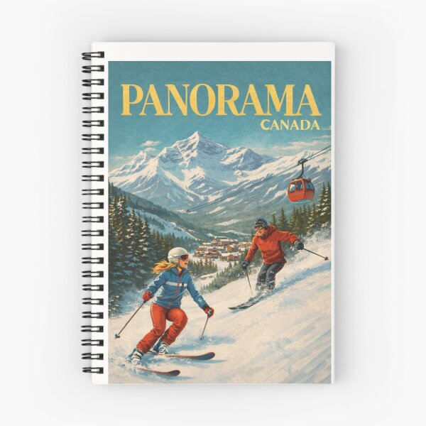 Item preview, Panorama Ski Resort British Columbia with Canadian Rockies and Columbia Valley designed and sold by Places On Earth.