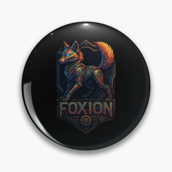 Item preview, Foxion Robotic Fox Design, Cyberpunk Robot Fox, Mech Fox, Mechanical Fox, Futuristic AI Animal, Sci-Fi Tech Animal Design designed and sold by Typologystudios.