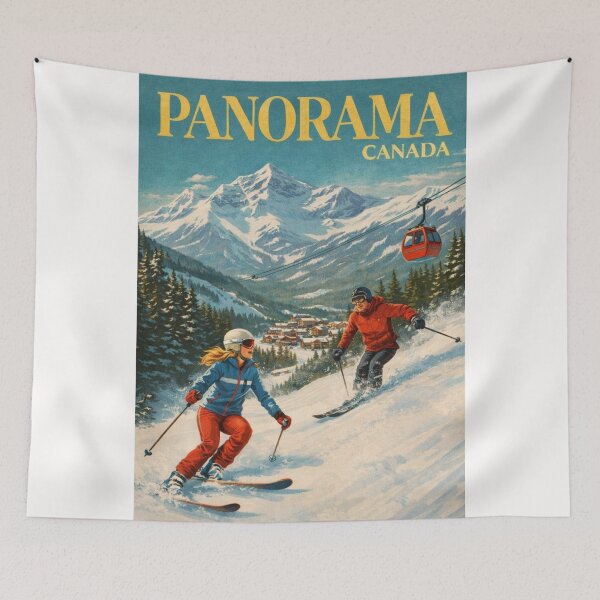 Item preview, Panorama Ski Resort British Columbia with Canadian Rockies and Columbia Valley designed and sold by Places On Earth.