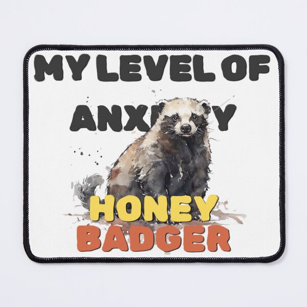 Item preview, The Anxiety Badger designed and sold by TQPProject.