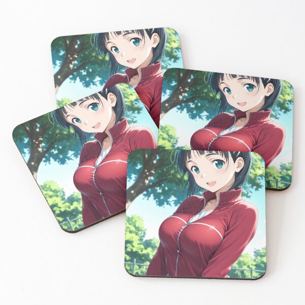 Item preview, Kirigaya Suguha Sword Art Online Bright Red Jacket Portrait designed and sold by riadjamai.