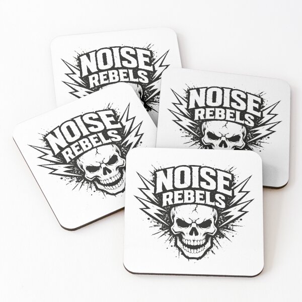 Item preview, Noise Rebels Skull Lightning Emblem designed and sold by SnappyPNG.
