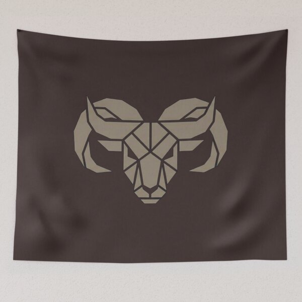 Item preview, Geometric Aries Constellation - Muted Minimalist designed and sold by Clintora.