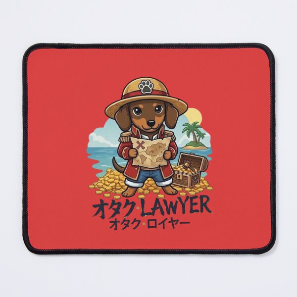 Item preview, Dachshund Pirate King - Otaku Lawyer designed and sold by OtakuLawyer.