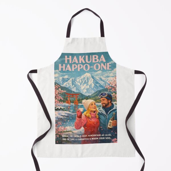 Item preview, Hakuba Happo-One Ski Resort with Japanese Alps and Mount Shirouma designed and sold by Places On Earth.