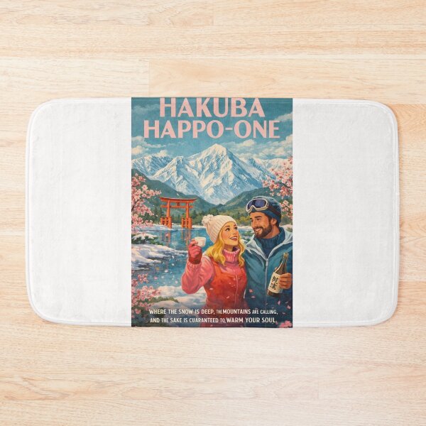 Item preview, Hakuba Happo-One Ski Resort with Japanese Alps and Mount Shirouma designed and sold by Places On Earth.
