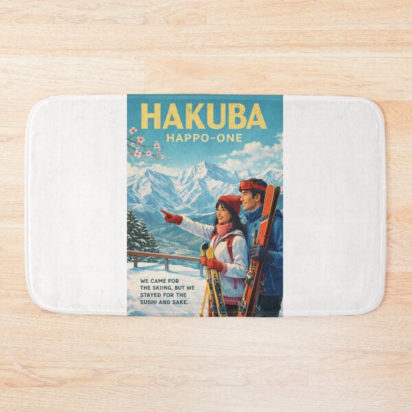 Item preview, Hakuba Happo-One Ski Slopes with Japanese Alps and Hakuba Valley Views designed and sold by Places On Earth.