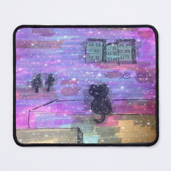 Item preview, ye.on cat and moon designed and sold by ye.on art shop.