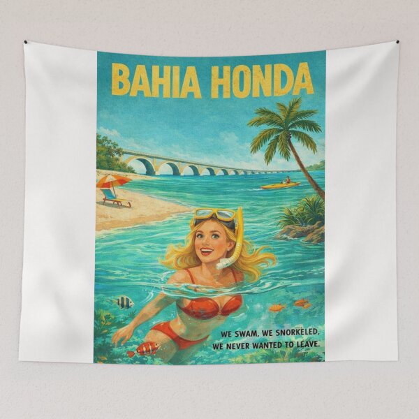 Item preview, Bahia Honda State Park with Seven Mile Bridge and Florida Keys Waters designed and sold by Places On Earth.