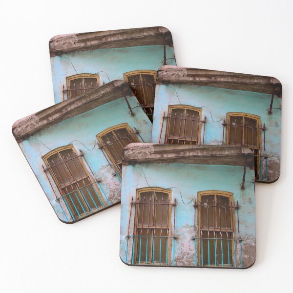 Item preview, Vintage Window Wall Art – Pastel Urban Texture Aesthetic designed and sold by onubi.