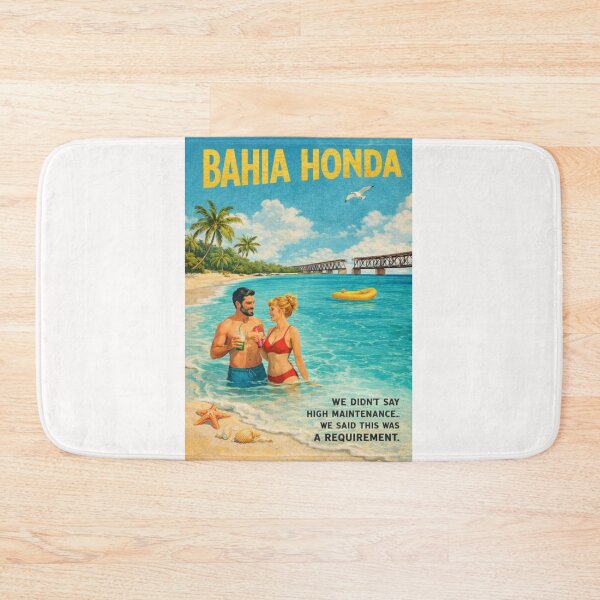 Item preview, Bahia Honda Beach with Florida Keys Shoreline and Old Bahia Honda Bridge designed and sold by Places On Earth.
