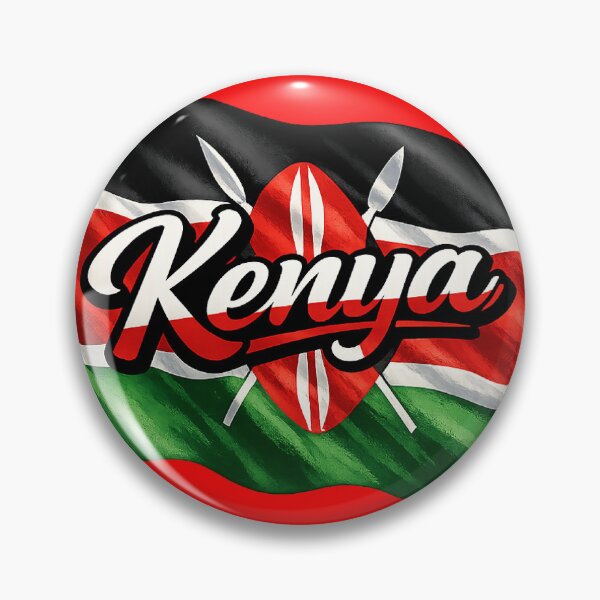 Item preview, Kenya Flag Waving Design – Kenyan National Pride Graphic, African Heritage Artwork, Patriotic Country Gift designed and sold by GarnerSupplyCo.