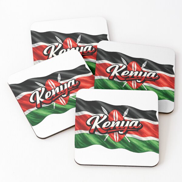 Item preview, Kenya Flag Waving Design – Kenyan National Pride Graphic, African Heritage Artwork, Patriotic Country Gift designed and sold by GarnerSupplyCo.