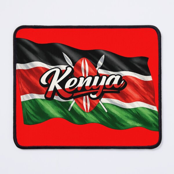 Item preview, Kenya Flag Waving Design – Kenyan National Pride Graphic, African Heritage Artwork, Patriotic Country Gift designed and sold by GarnerSupplyCo.