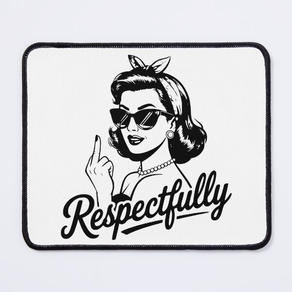 Item preview, Vintage style pin-up respectfully housewife | budflux.com designed and sold by Budflux.