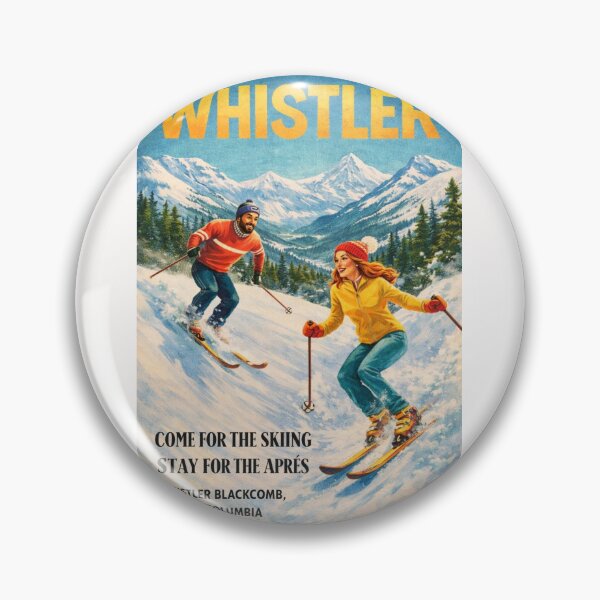 Item preview, Whistler Blackcomb Ski Slopes with Coast Mountains and Alpine Terrain designed and sold by Places On Earth.