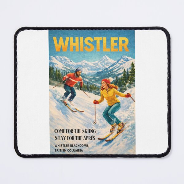 Item preview, Whistler Blackcomb Ski Slopes with Coast Mountains and Alpine Terrain designed and sold by Places On Earth.