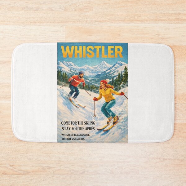 Item preview, Whistler Blackcomb Ski Slopes with Coast Mountains and Alpine Terrain designed and sold by Places On Earth.