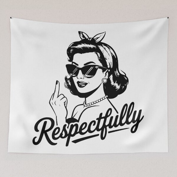 Item preview, Vintage style pin-up respectfully housewife | budflux.com designed and sold by Budflux.