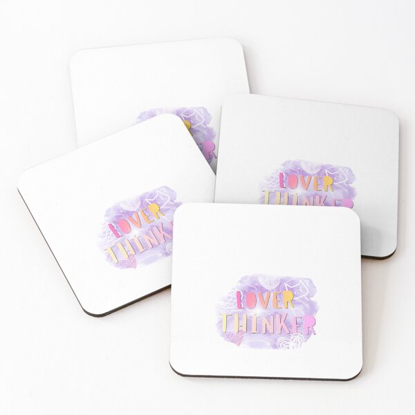 Item preview, Loverthinker Colorful Aesthetic Typography Art designed and sold by Atlasoloji.
