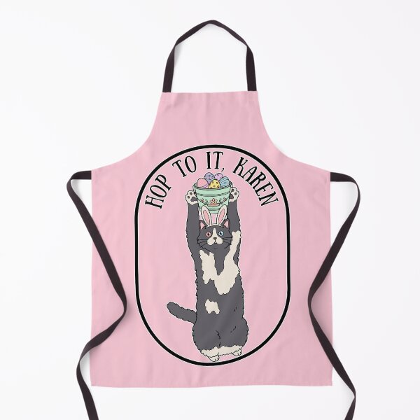 Item preview, Funny Sarcastic Easter Cat – "Hop To It Karen" Kawaii Cartoon designed and sold by Blupunk.