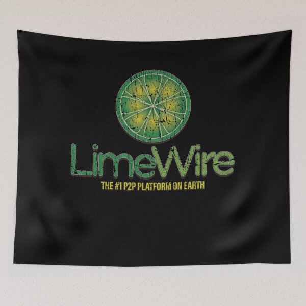Item preview, LimeWire P2P Logo 2000 Vintage designed and sold by archiwyzardArt.