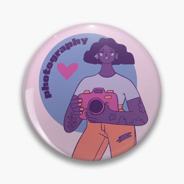 Item preview, Girl with Camera Illustration, Photography Lover Art, Aesthetic Photographer Design, Creative Lifestyle designed and sold by anyramagic.