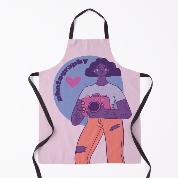 Item preview, Girl with Camera Illustration, Photography Lover Art, Aesthetic Photographer Design, Creative Lifestyle designed and sold by anyramagic.