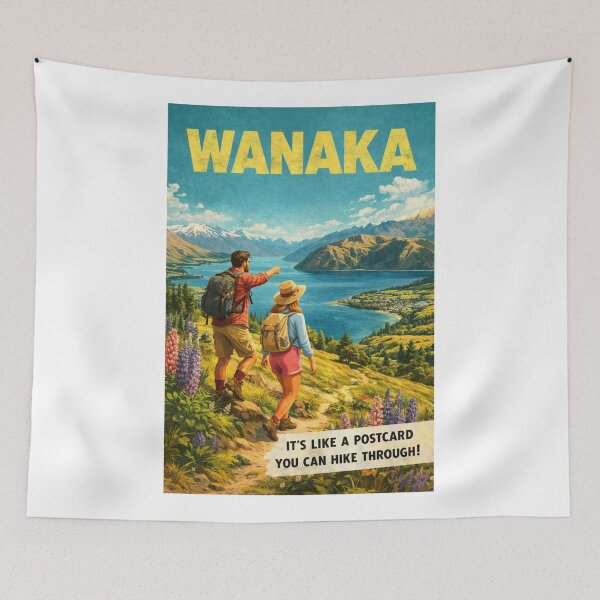 Item preview,  Wanaka Lake View with Roys Peak Track and Southern Alps New Zealand designed and sold by Aryabek.