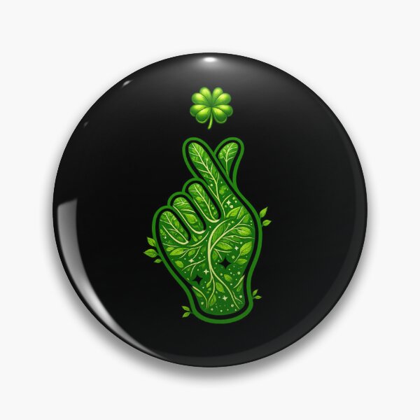 Item preview, Nature’s Luck — Leaf Veined Hand & Clover designed and sold by thesmilngnature.