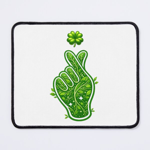 Item preview, Nature’s Luck — Leaf Veined Hand & Clover designed and sold by thesmilngnature.
