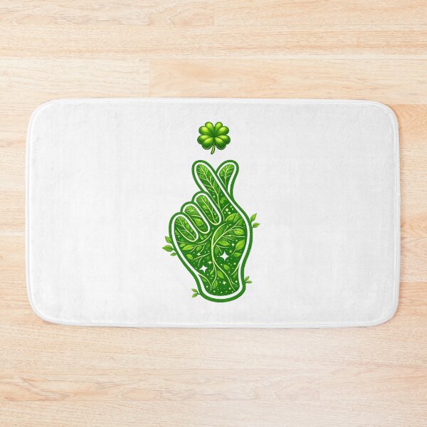 Item preview, Nature’s Luck — Leaf Veined Hand & Clover designed and sold by thesmilngnature.