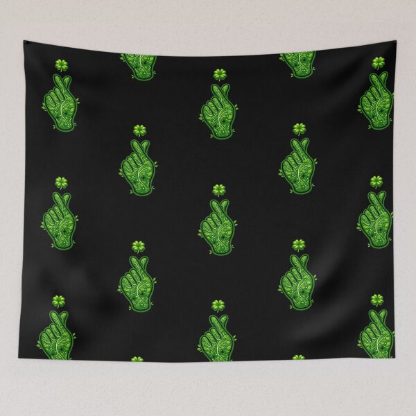 Item preview, Nature’s Luck — Leaf Veined Hand & Clover designed and sold by thesmilngnature.
