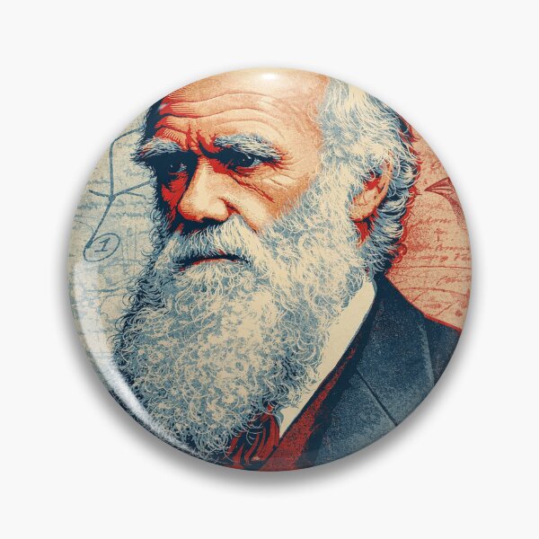 Item preview, Charles Darwin: Pop Art Portrait - Biology Poster designed and sold by Mr Mustard Prints.