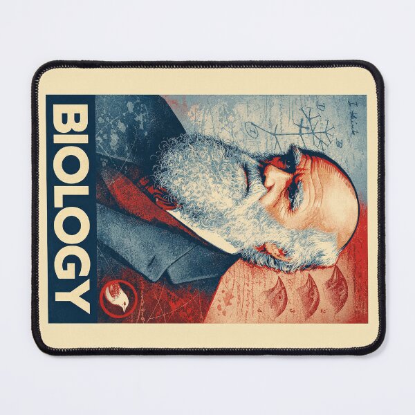 Item preview, Charles Darwin: Pop Art Portrait - Biology Poster designed and sold by Mr Mustard Prints.