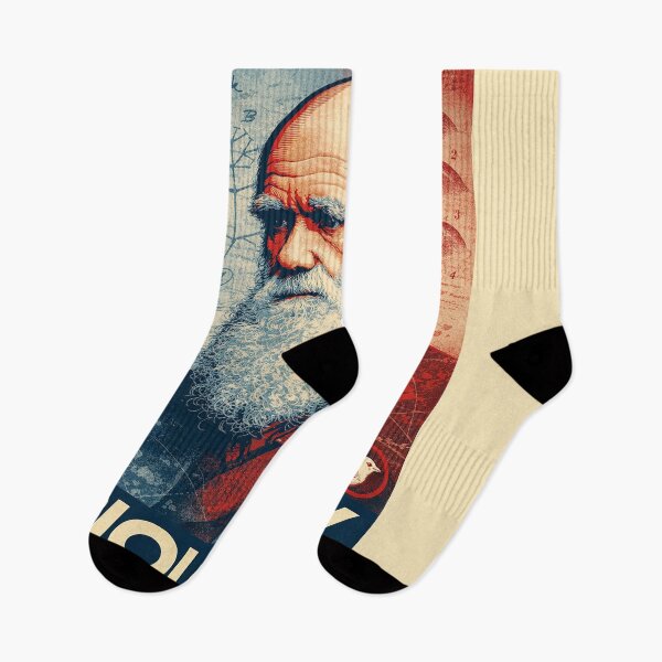 Item preview, Charles Darwin: Pop Art Portrait - Biology Poster designed and sold by Mr Mustard Prints.