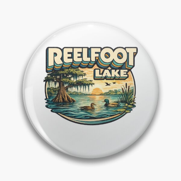 Item preview, Reelfoot Lake Cypress Swamp with Sunset and Tennessee Wetlands designed and sold by Aryabek.