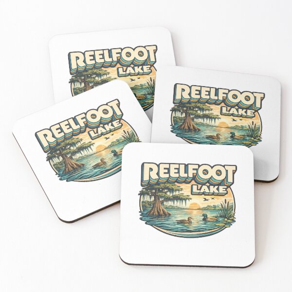 Item preview, Reelfoot Lake Cypress Swamp with Sunset and Tennessee Wetlands designed and sold by Aryabek.