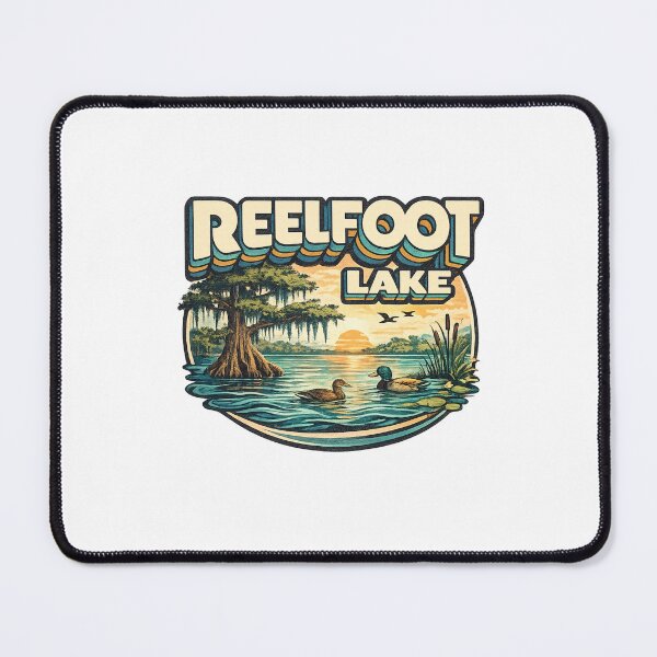 Item preview, Reelfoot Lake Cypress Swamp with Sunset and Tennessee Wetlands designed and sold by Aryabek.