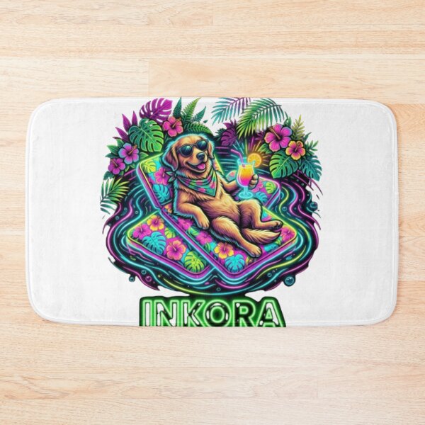 Item preview, summer dog in pool designed and sold by Fit On.