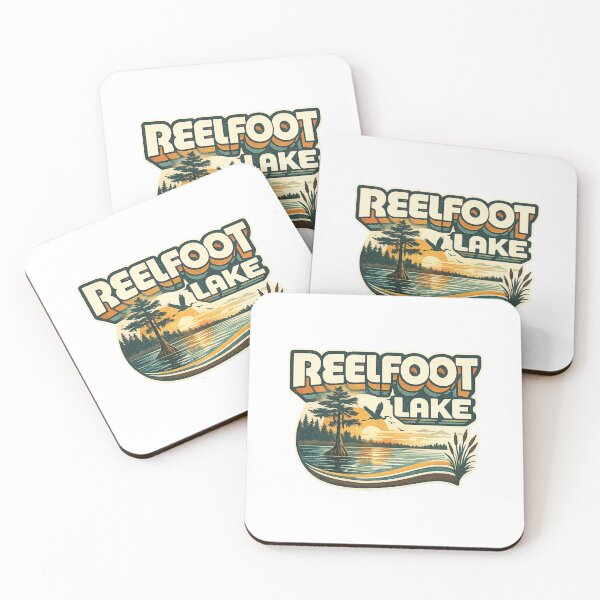 Item preview, Reelfoot Lake Sunset with Cypress Trees and Mississippi Flyway Tennessee designed and sold by Aryabek.