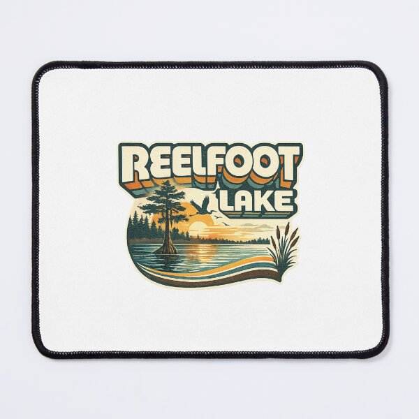 Item preview, Reelfoot Lake Sunset with Cypress Trees and Mississippi Flyway Tennessee designed and sold by Aryabek.