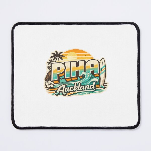 Item preview, Piha Auckland Surf Coast with Lion Rock and Waitakere Ranges designed and sold by Aryabek.