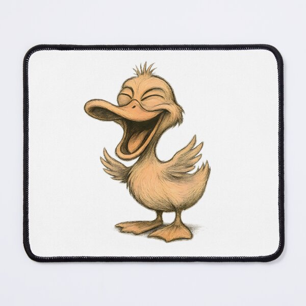 Item preview, Laughing Duck Cartoon Illustration designed and sold by Yomere.