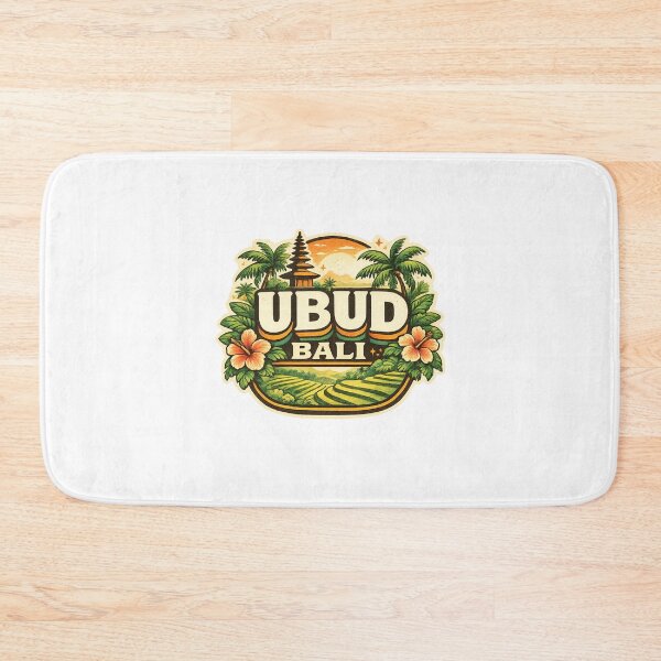 Item preview, Ubud Bali with Tegalalang Rice Terraces and Ubud Palace Indonesia designed and sold by Aryabek.