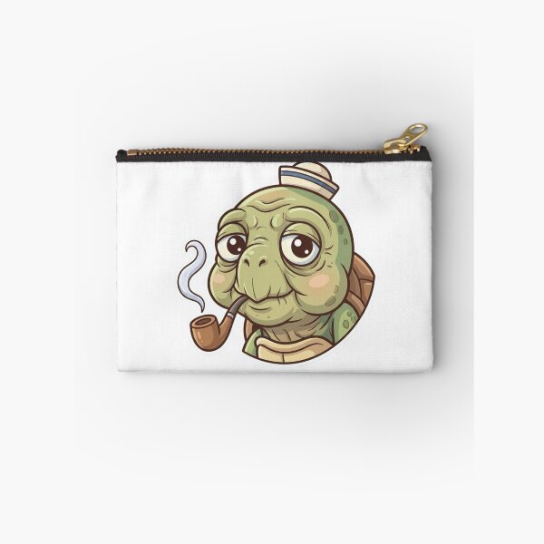 Item preview, Cute Old Turtle Mascot – Funny Relaxed Cartoon Character Sticker designed and sold by Dospart.