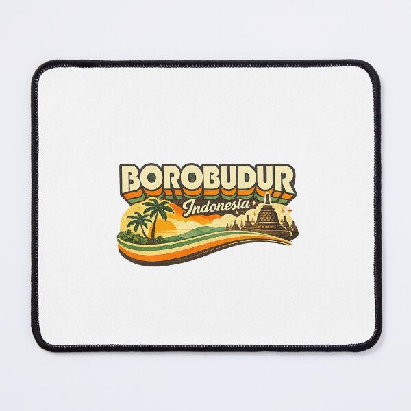 Item preview, Borobudur Temple Complex with Central Java and Magelang Indonesia designed and sold by Aryabek.